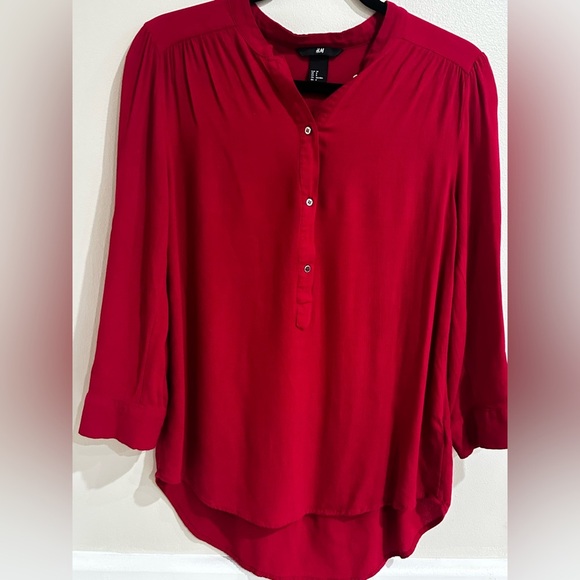H&M Women's Red Blouse - Picture 1 of 7